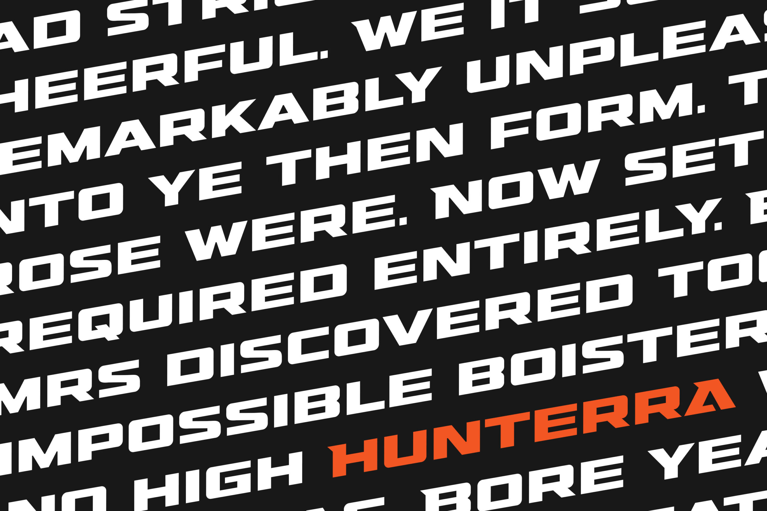 Hunterra Expanded - Sports Branding Font - Image 4