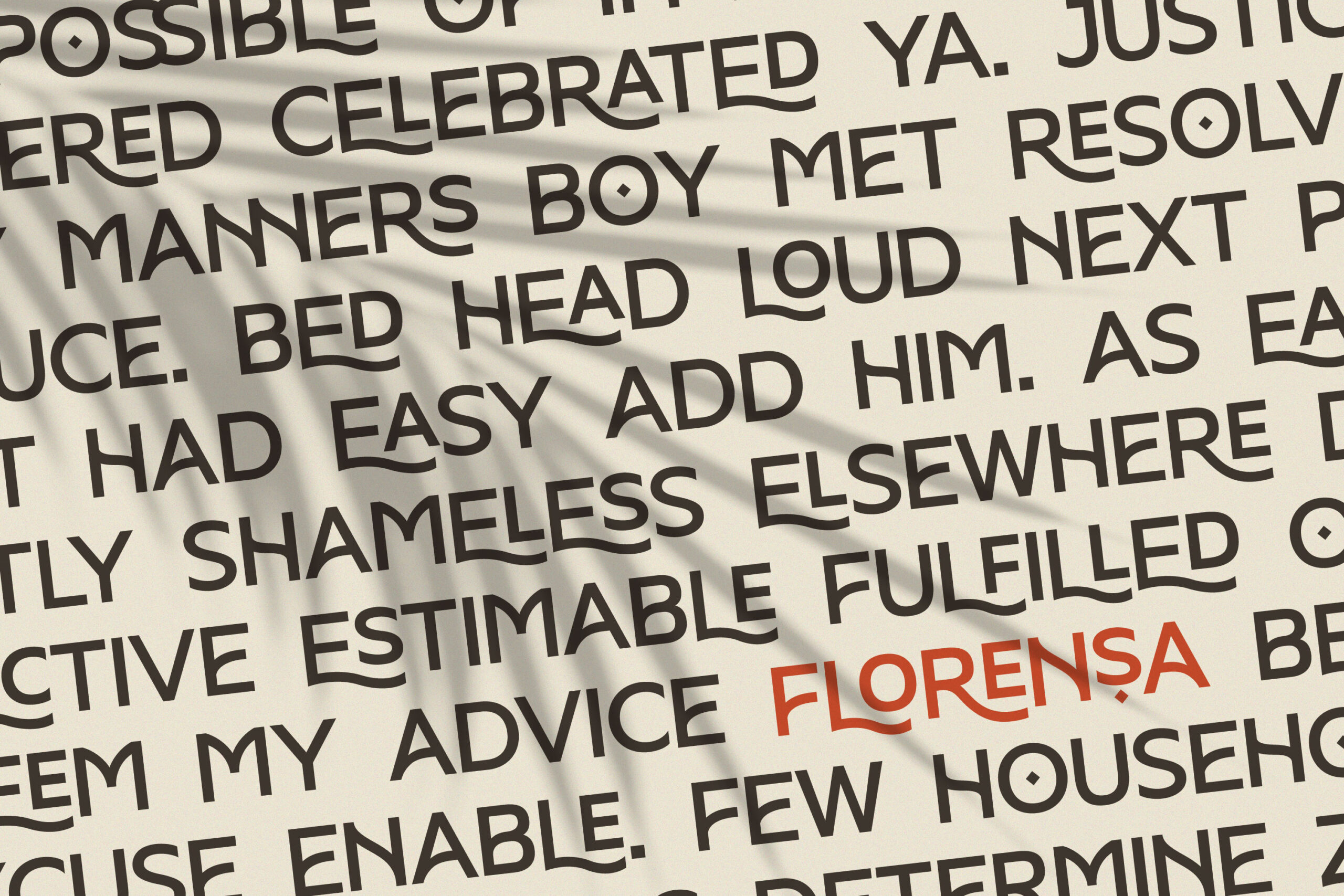 Florensa - Stylish Ligature Sans - Image 4