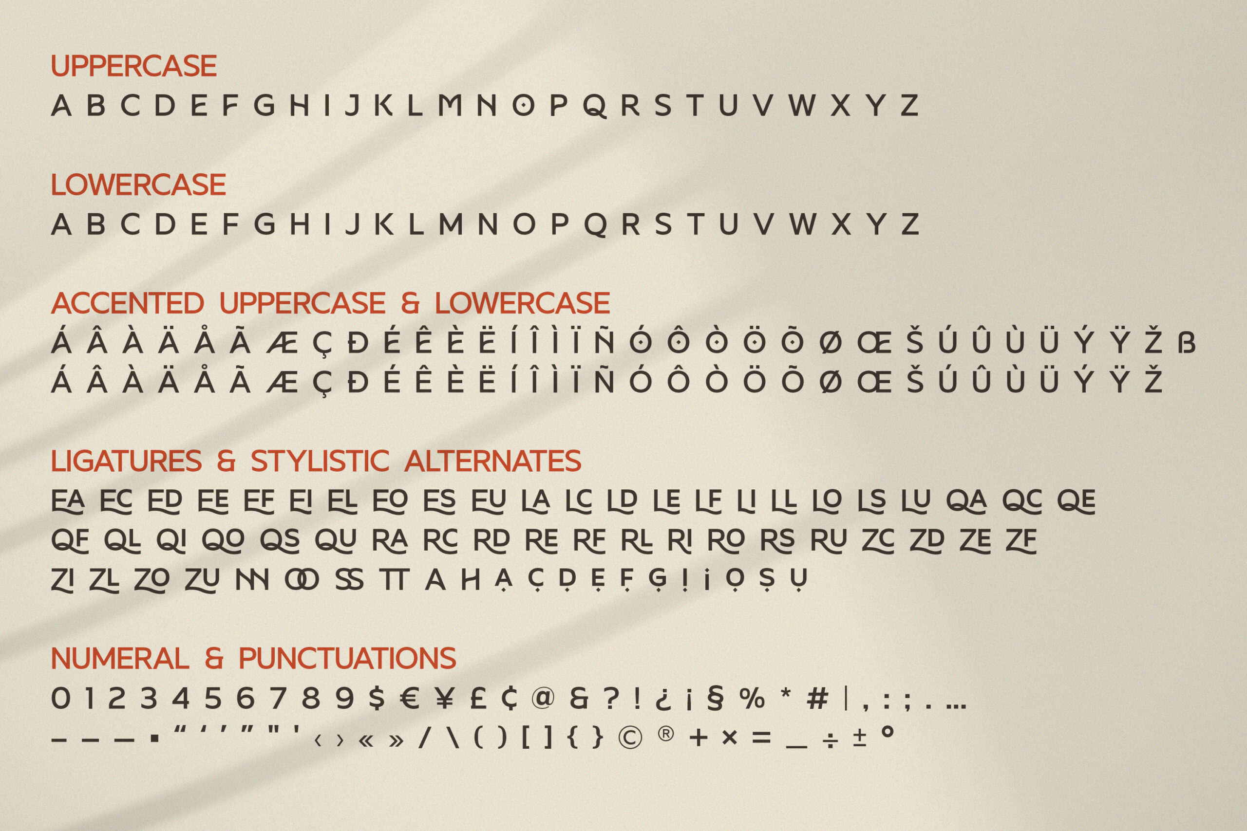 Florensa - Stylish Ligature Sans - Image 11
