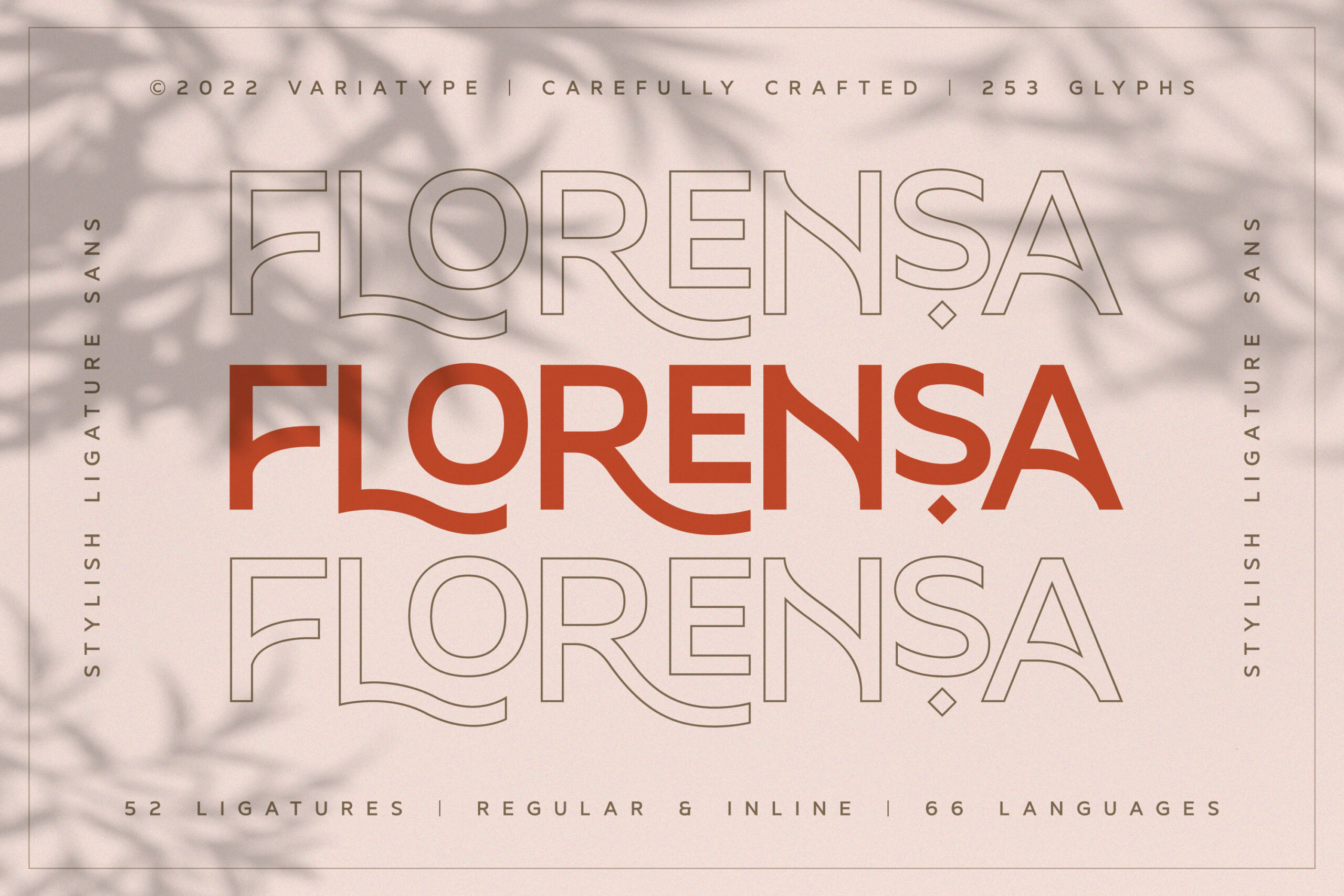 Florensa - Stylish Ligature Sans - Image 12