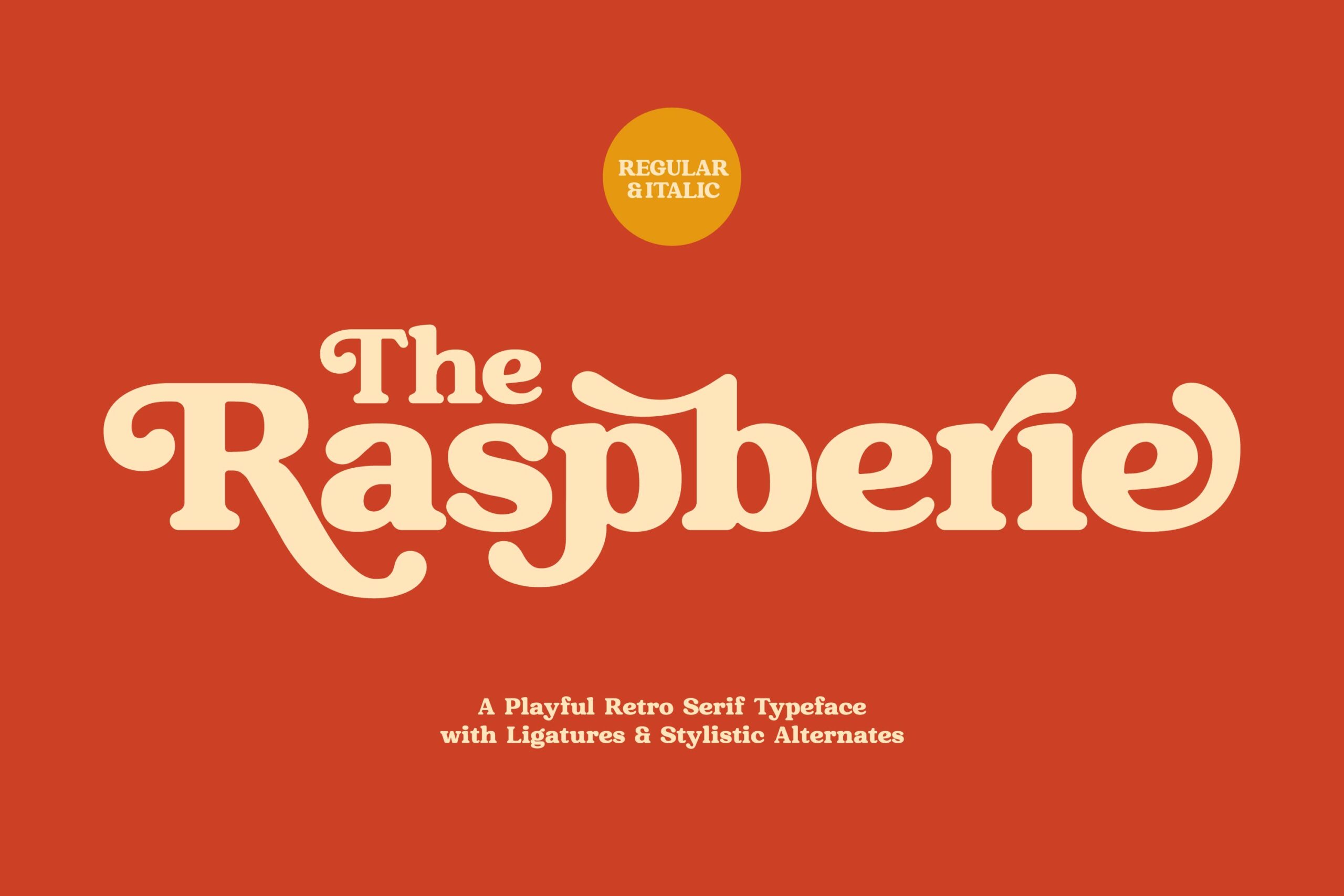 Raspberie - Retro Modern Serif