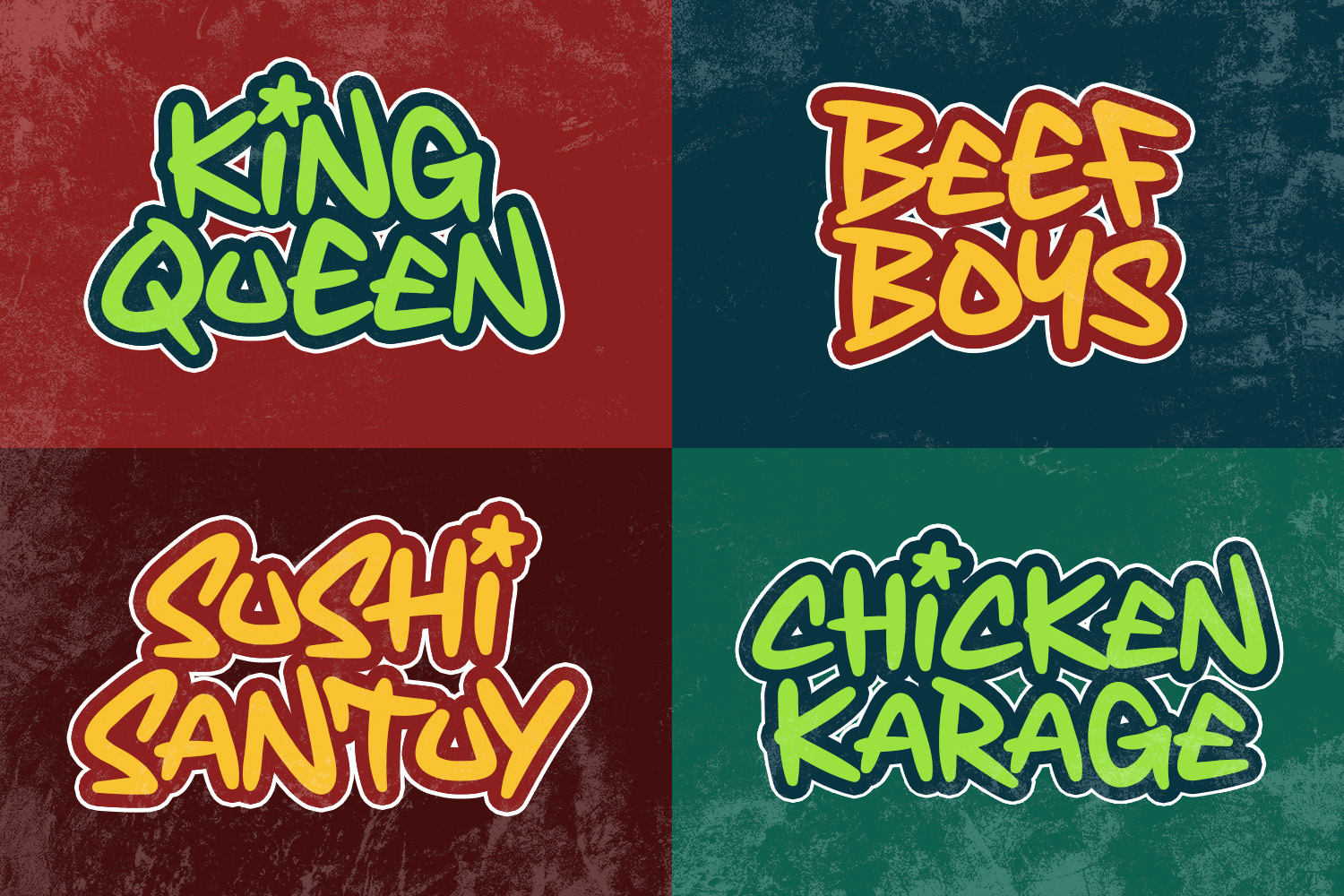 Subway Hunter - Urban Graffiti Font - Image 2