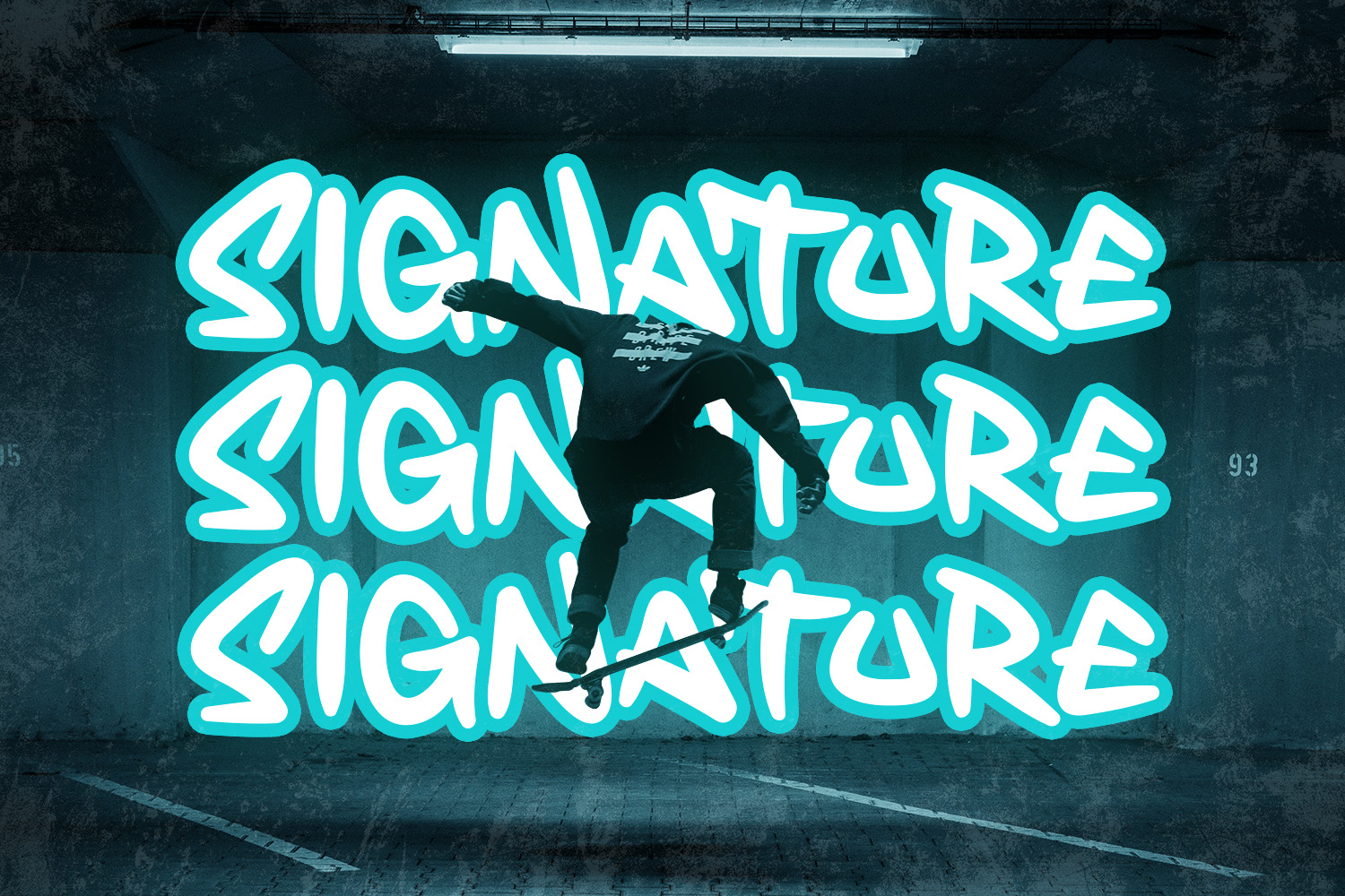 Subway Hunter - Urban Graffiti Font - Image 7