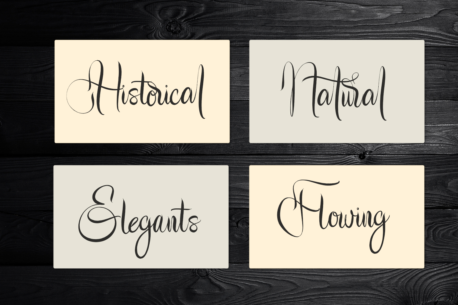 Buterflow - Historical Script Font - Image 6