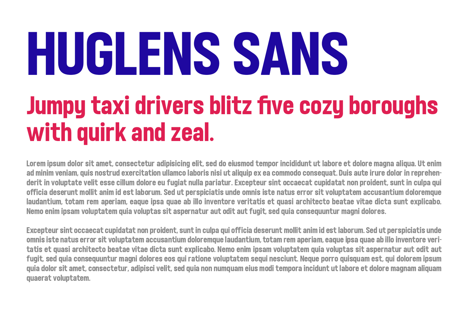 Huglens - Sans & Script Font Duo - Image 4