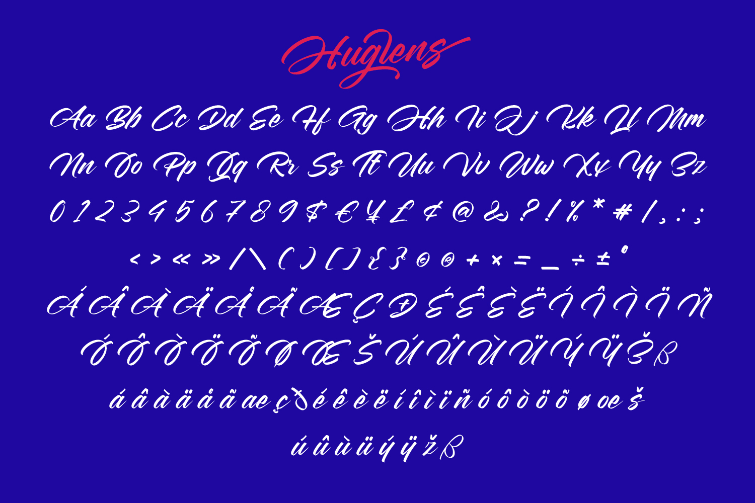 Huglens - Sans & Script Font Duo - Image 11