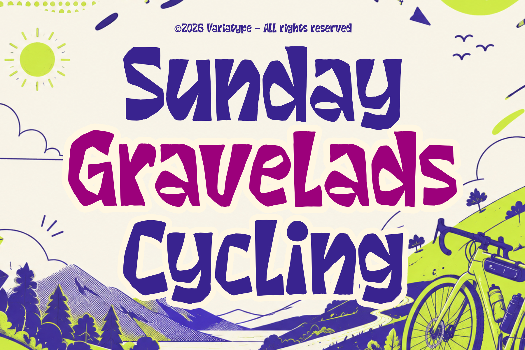Gravelads - Adventure Display Font